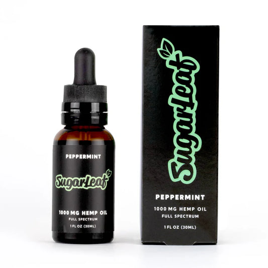 Sugarleaf Full Spectrum CBD Hemp Oil - Peppermint 1000mg