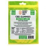 Sunny Skies 25mg Bedtime Lime CBD Isolate Gummies 15ct