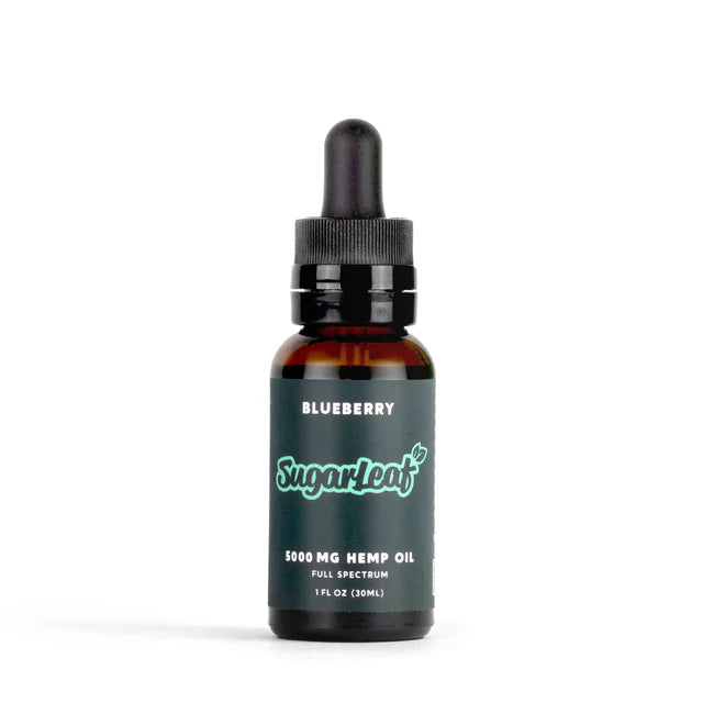 Sugarleaf Tincture 5000mg Full Spectrum CBD 30ml Blueberry