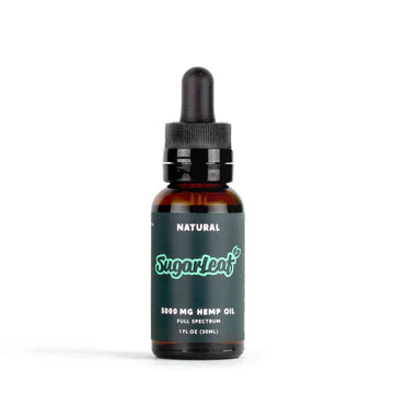 Sugarleaf Full Spectrum CBD Tincture - Natural 5000mg