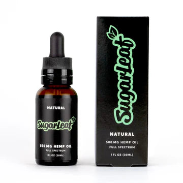 Sugarleaf Full Spectrum CBD Hemp Oil - Natural 500mg