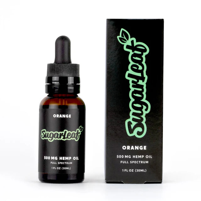 Sugarleaf Full Spectrum CBD Tincture - Orange 500mg