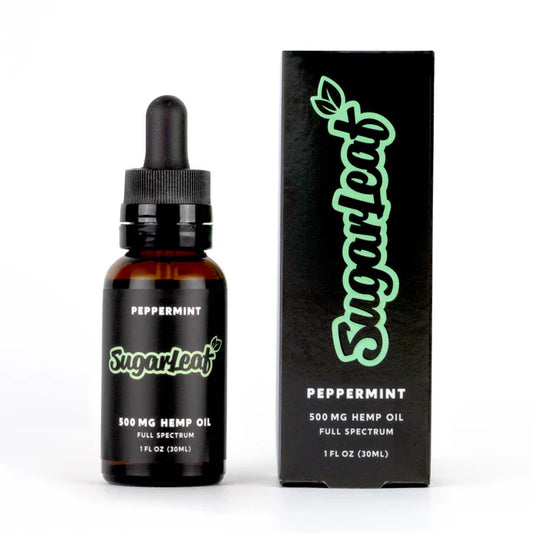 Sugarleaf Full Spectrum CBD Hemp Oil - Peppermint 500mg