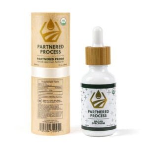 Partnered Process 2500mg Tincture Broad Spectrum Unflavored