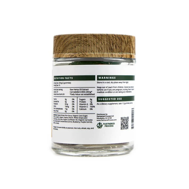 Partnered Process Sweet Tooth Full Spectrum 24mg Mixed Fruit Gummies