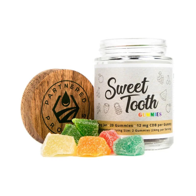 Partnered Process Sweet Tooth Full Spectrum 24mg Mixed Fruit Gummies