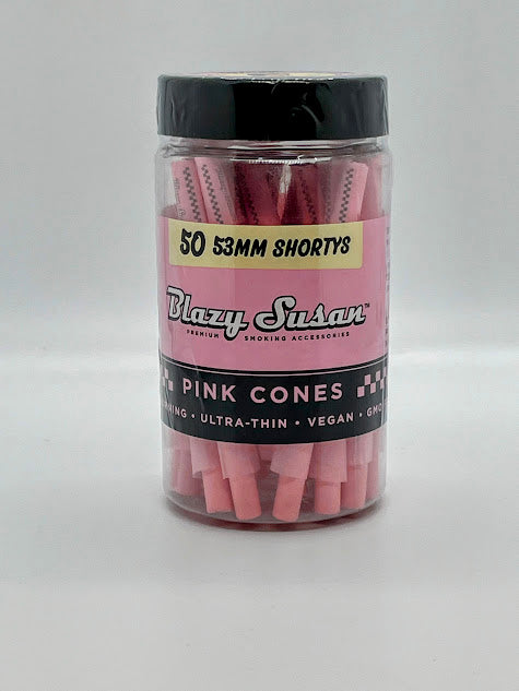 Blazy Susan Pink Cones 53mm 50 ct $15.00