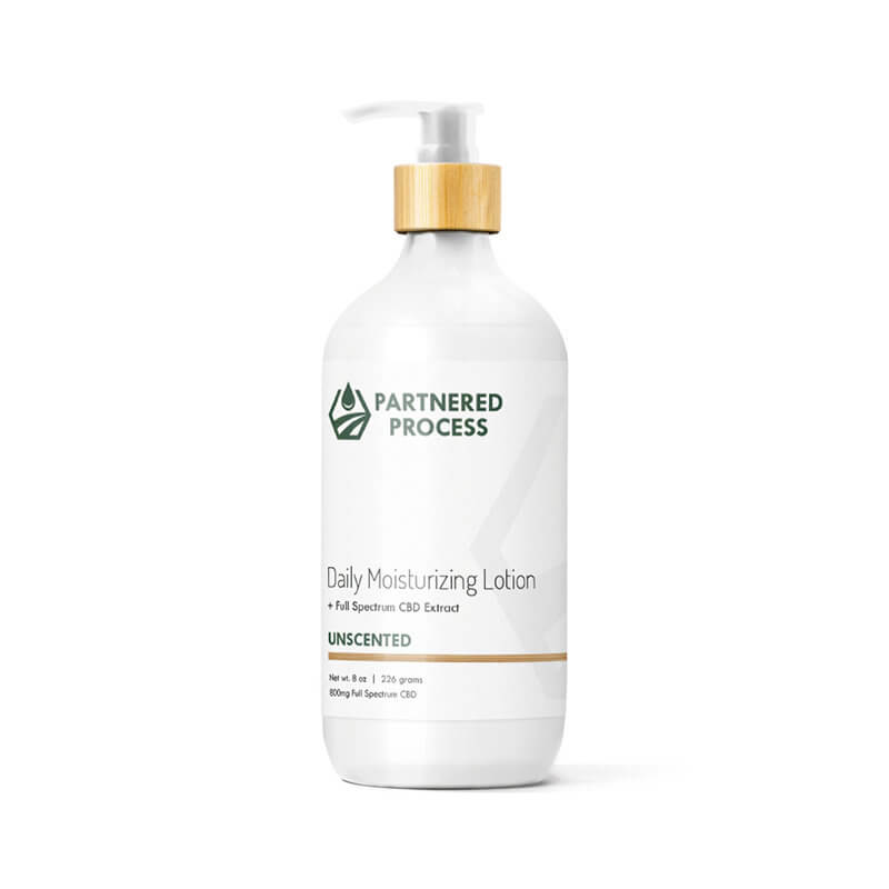 Partnered Process Daily Moisturizing Lotion 1200mg CBD (Unscented)