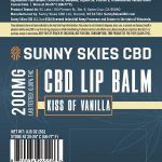 Sunny Skies CBD Lip Balm Vanilla 200mg