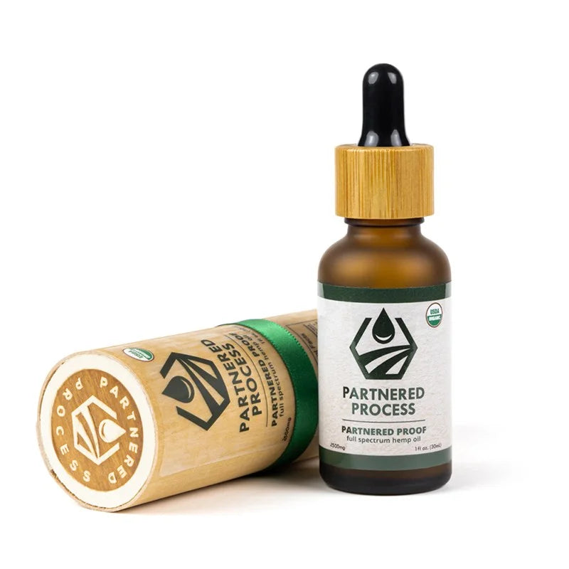 Partnered Process Full Spectrum CBD 2500mg Tincture Unflavored