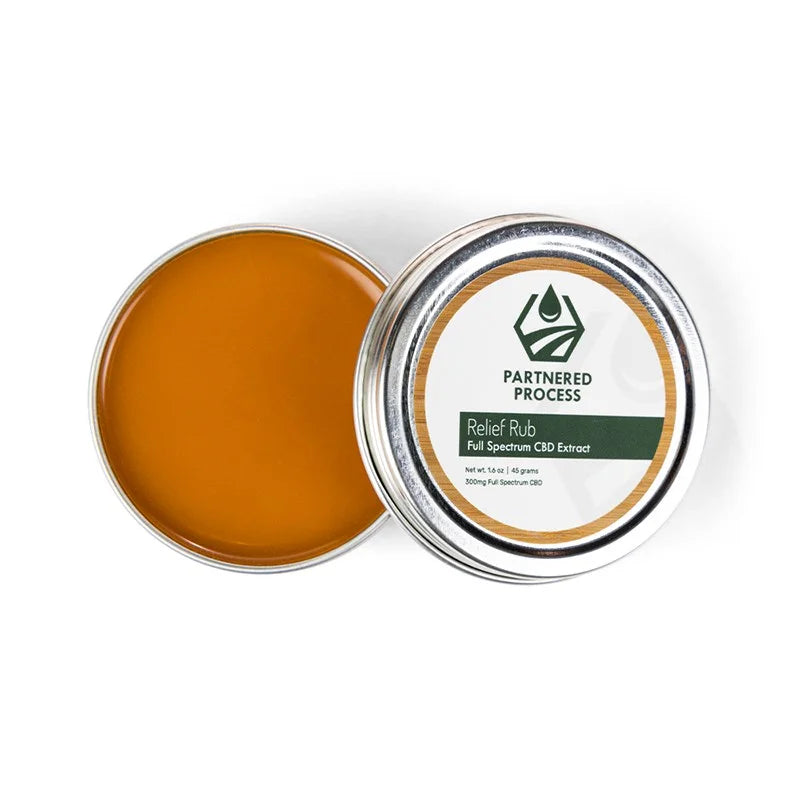 Partner Process Relief Rub 300mg Full Spectrum CBD Extract 1.6oz