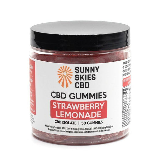 Sunny Skies 10mg CBD Isolate Gummies 50ct