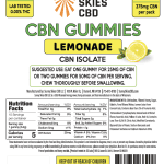 Sunny Skies 25mg CBN Isolate Gummies Lemonade 15ct