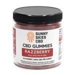 Sunny Skies 50mg Full Spectrum CBD Gummies Razzberry 50ct