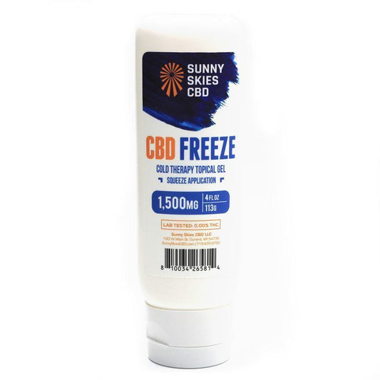 Sunny Skies CBD Freeze Lotion 1500mg 4oz