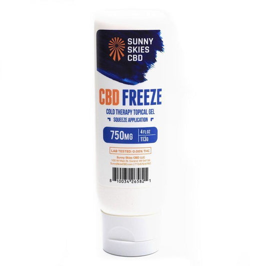 Sunny Skies CBD Freeze Lotion 750mg 4oz