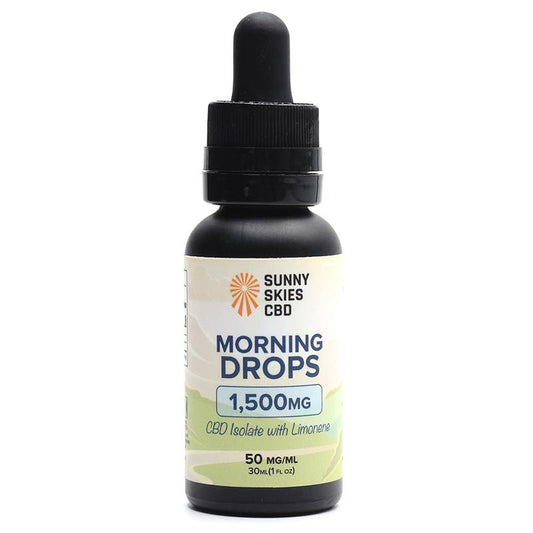 Sunny Skies 1500mg CBD Isolate Morning Drops