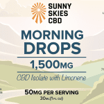 Sunny Skies 1500mg CBD Isolate Morning Drops
