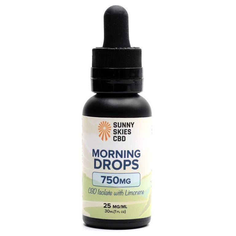Sunny Skies 750mg CBD Isolate Morning Drops
