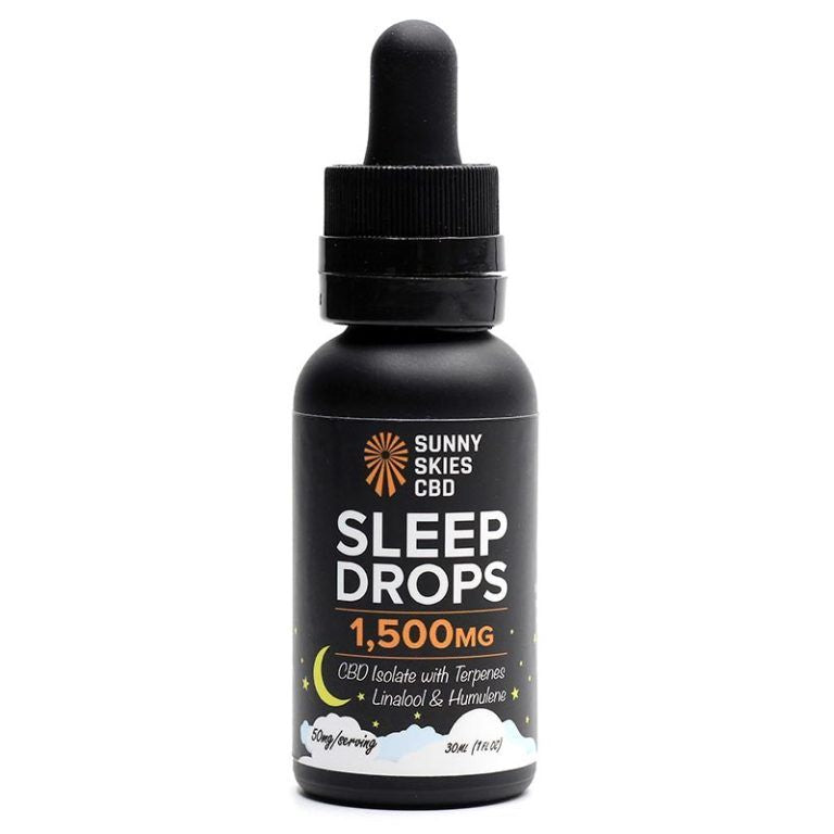 Sunny Skies 1500mg CBD Isolate Sleep Drops