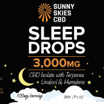 Sunny Skies 3000mg CBD Isolate Sleep Drops
