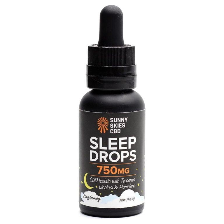 Sunny Skies 750mg CBD Isolate Sleep Drops