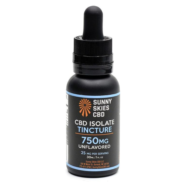Sunny Skies 750mg CBD Isolate Tincture Unflavored