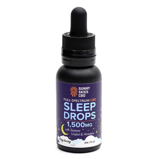 Sunny Skies Full Spectrum 1500mg CBD Sleep Drops
