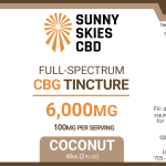 Sunny Skies Full Spectrum CBG 6000mg Tincture Coconut 60ml