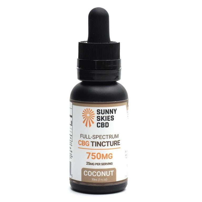 Sunny Skies Full Spectrum CBG 750mg Tincture Coconut