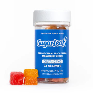 Sugarleaf 600mg Delta 10 THC Gummies 24 count