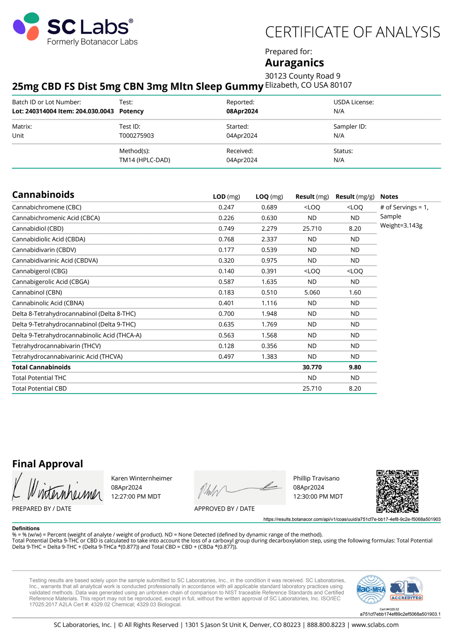 Partnered Reserve Sleep Gummy Full Spectrum CBD 750mg CBN 150mg 90mg Active Melatonin per Package 30ct Grape Flavor