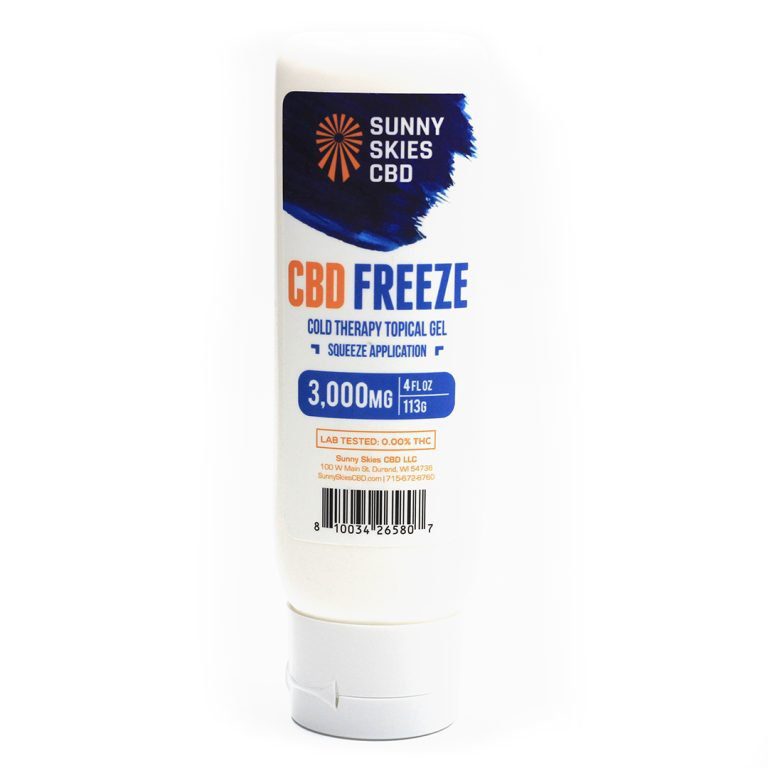 Sunny Skies CBD Freeze Lotion 3000mg