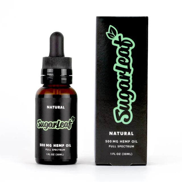 Sugarleaf Full Spectrum CBD Tincture - Natural 500mg