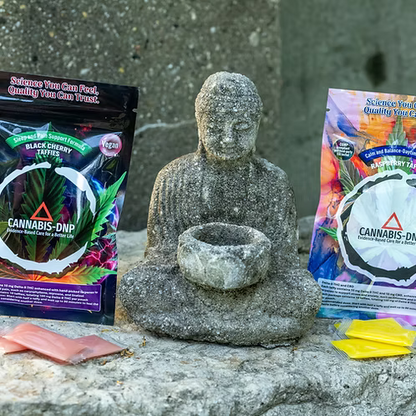 Dr. Murse Cannabis DNP Delta 9 THC 10mg CBD 10mg Taffy 10pk Daytime Raspberry Flavor