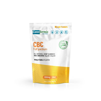 Cannformis 40mg CBC Gummies - 30ct