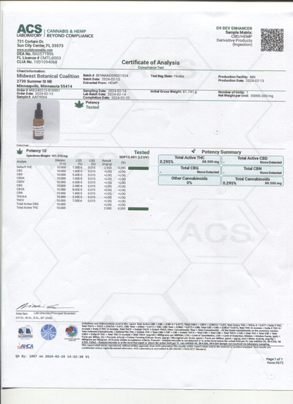 Venom Water Soluble 40mg Delta 9 THC