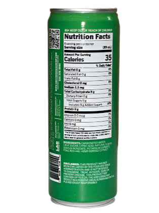 Green Goddess Cannabis Infused Delta 9 Sparkling Beverage 4pk Cherry Limeade