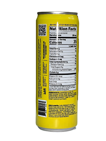 Green Goddess Cannabis Infused Delta 9 Sparkling Beverage 4pk Pineapple