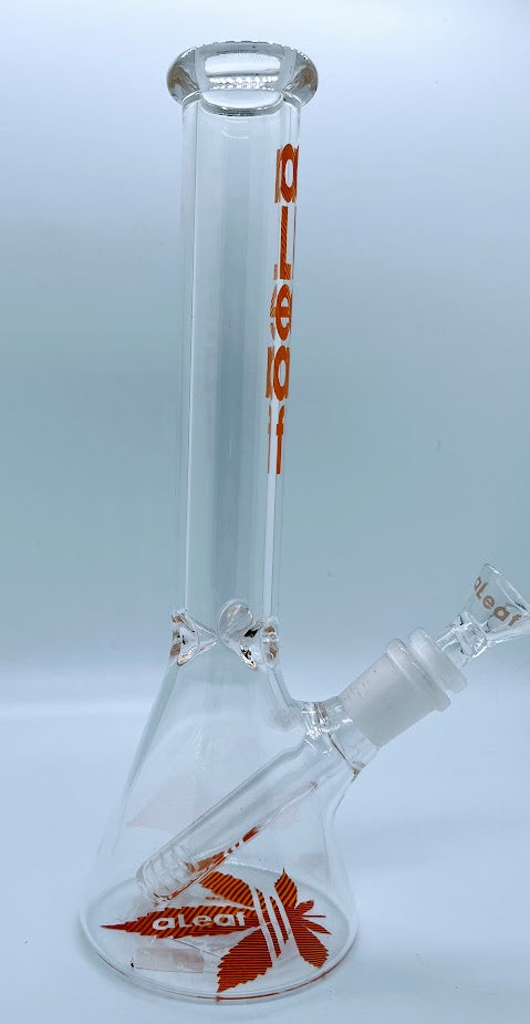 Small Aleaf Glass Bong