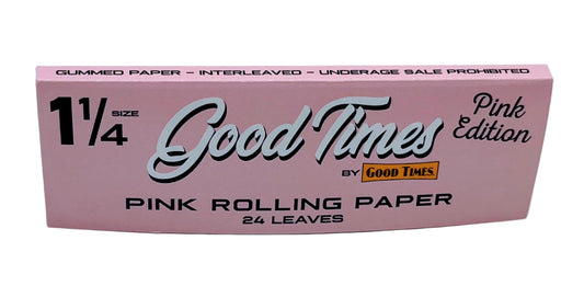 Good Times 1 1/4 Pink Rolling Paper