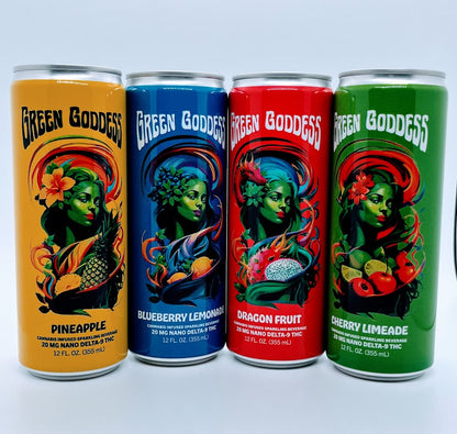 Green Goddess Cannabis Infused Delta 9 Sparkling Beverage