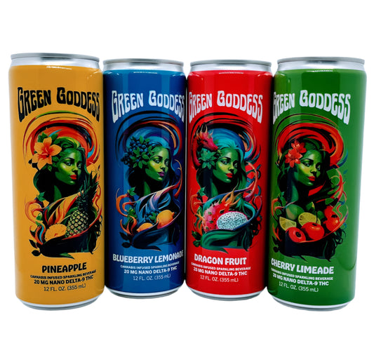 Green Goddess Cannabis Infused Delta 9 Sparkling Beverage