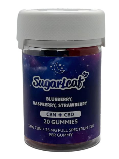 Sugarleaf CBN + CBD Sleep Gummies 20 Count