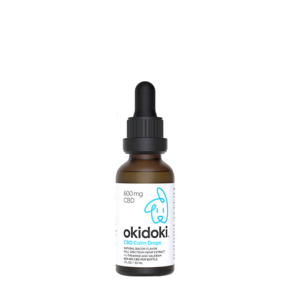 Okidoki Pet Care CBD 600mg Calm Drops Bacon Flavor Tincture 1floz
