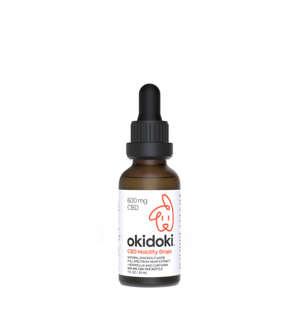 Okidoki 600mg CBD Mobility Drops - Chicken Flavor