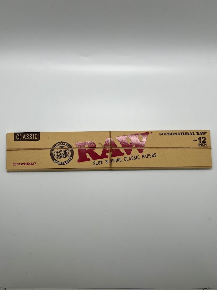 Raw Supernatural 12 inch Rolling Paper