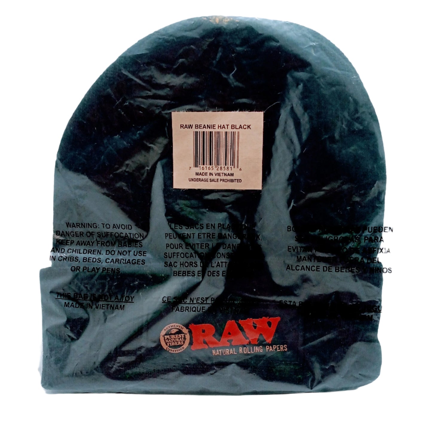 Raw Winter Beanie Hat