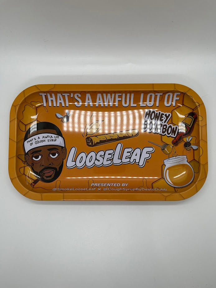 Loose Leaf Metal Rolling Tray