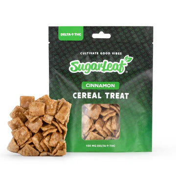 Sugarleaf 100 MG Delta-9 THC Cereal Treat | Cinnamon